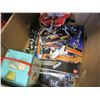 Image 2 : BOX OF SMALL BANNERS, LEGO. BOOKLETS, AND FIGURES