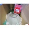 Image 2 : BOX LOT OF SERVING WARE, PORCELAIN EASTERN DINNER WARE, ETC