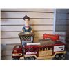 Image 1 : VINTAGE CHILDS SEWING MACHINE AND CARD DEALER AND TRUCK