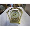 Image 1 : KERN WEST GERMANY GLASS AND BRASS DOME CLOCK