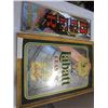 Image 2 : JOHN LABATT CLASSIC MIRROR CLOCK AND SMALL MIRROED BEER SIGN