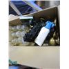 Image 2 : BOX OF INSULATORS, BRASS AND TRAINS