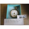 Image 1 : LARGE WALTHAM POCKET WATCH NO GLASS AS IS FOR PARTS ONLY