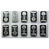 Image 2 : (10) 1 oz. Morgan Design Silver Bars