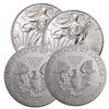 Image 2 : (4) Random Date US Silver Eagles