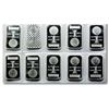 Image 1 : (10) 1 oz Silver Morgan Design Silver Bars