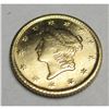 Image 2 : 1854 TYPE ONE Gold Liberty $1