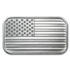 Image 1 : 1 oz Silver American Flag Design Bar -.999 Pure