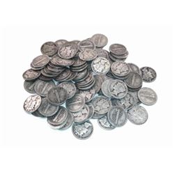 50 pcs. Mercury Dimes - 90% Silver