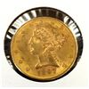 Image 1 : 1897 s $ 5 Gold Liberty
