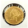 Image 1 : 1886 $ 5 Gold Liberty