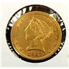 Image 1 : 1897 S $ 5 Gold Liberty