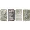 Image 1 : Lot of (4) Random Type 1 oz Silver Bars