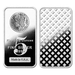 5 oz Morgan Design Silver Bar