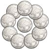 Image 1 : 10- Buffalo Rounds 1 oz Silver Rounds