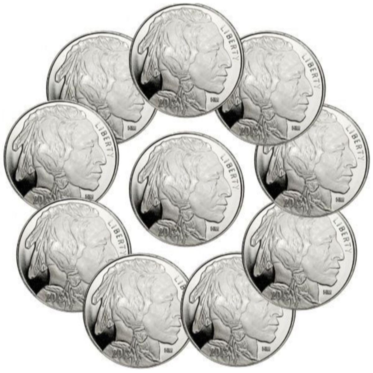 10 1 Oz Silver Buffalo Rounds 10-1-oz-silver-buffalo-rounds