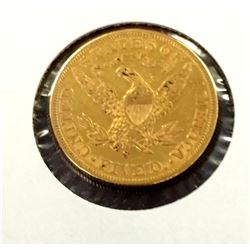 1886 S $5 Gold Liberty