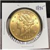 Image 1 : 1895 Better Date $20 Gold Liberty XF Plus