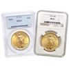 Image 1 : 2 pc. Set - 1924 MS 63 PCGS and NGC $20 Saints