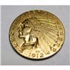1912 S $ 5 FIVE Gold Indian Half Eagle