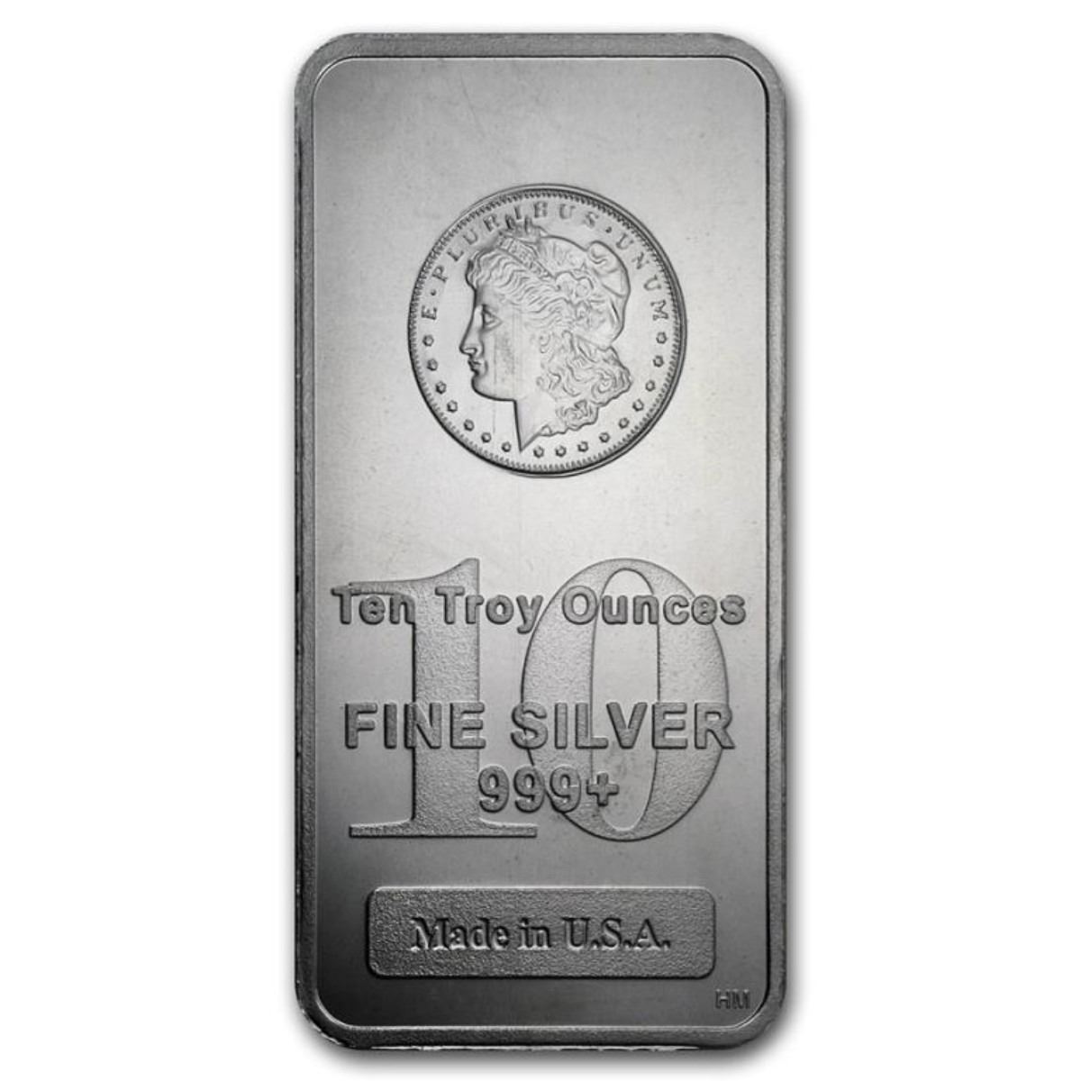 10 oz. Silver Bar Design .999 Pure