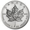 Image 2 : (5) Canadian Silver Maple Leafs - .999 Pure