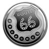 Image 2 : Route 66 Design 1 oz Silver Round .999 pure