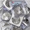 Image 1 : 1 pc. Random Date MS 69 PCGS/NCG Silver Eagle