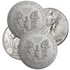 Image 1 : 4 pcs. Random Date US Silver Eagles