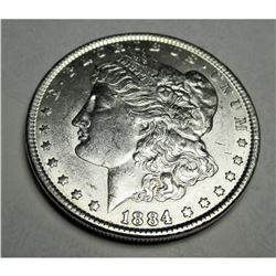 1884 P  Morgan Silver Dollar