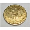 Image 2 : 1887 S $5 FIVE Gold Liberty Half Eagle