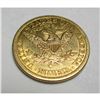 Image 2 : 1882 S $5 FIVE Gold Liberty Half Eagle