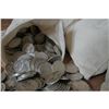 Image 1 : Canvas Bag with 250 Washington Quarters-90% Silver