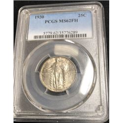1930 Standing Liberty Quarter MS 62 FH PCGS