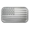 Image 1 : 1 oz American Flag Silver Bar -.999 Pure