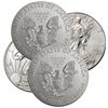 Image 1 : (4) Random Date US Silver Eagles
