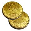 Image 1 : 1893 $ 10 Gold Liberty Eagle - AU/BU