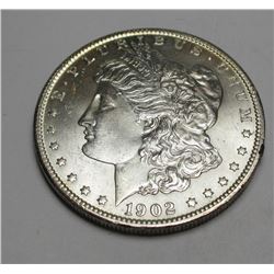 1902 o BU Morgan Silver Dollar