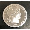 Image 1 : Barber Design 1 oz. Silver Bullion Round