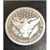 Image 2 : Barber Design 1 oz. Silver Bullion Round