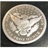 Image 2 : 1 oz. Silver Round BARBER Design