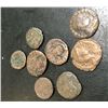 Image 1 : Ancient Shipwreck Roman Coins - 8 pcs - RARE