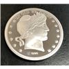 Image 1 : Barber Design 1 oz. Silver Round