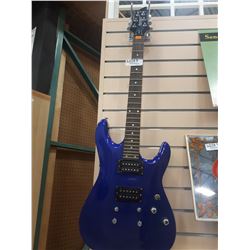 SCHECTER DIAMOND SERIES BLUE GUITAR