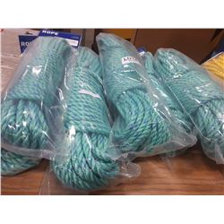 SIX BUNDLES POLYPROPYLENE ROPE