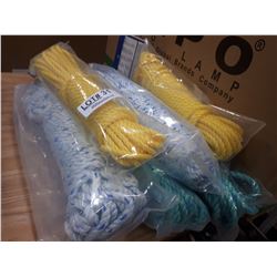 SIX BUNDLES POLYPROPYLENE ROPE