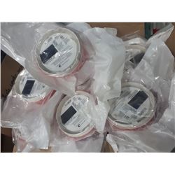 BOX OF SMOKE AND HEAT DETECTORS