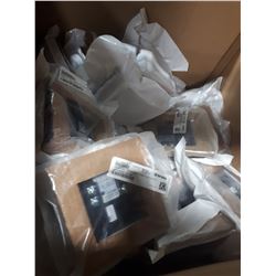 BOX OF IAM RELAY SWITCHES AND OTHER FIRE ALARM HARDWARE