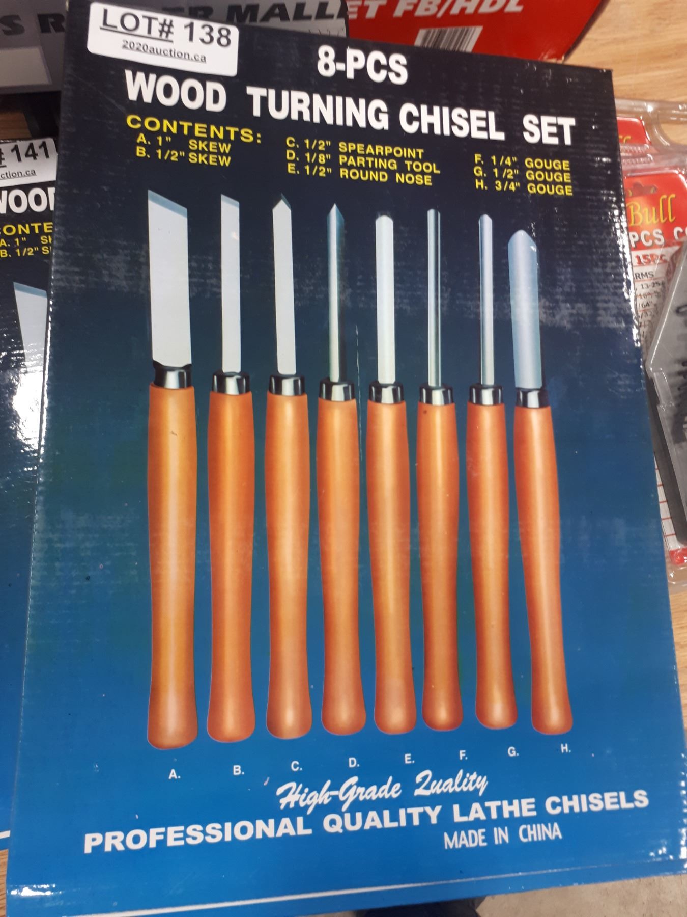 EIGHT PIECE CHISEL SETS