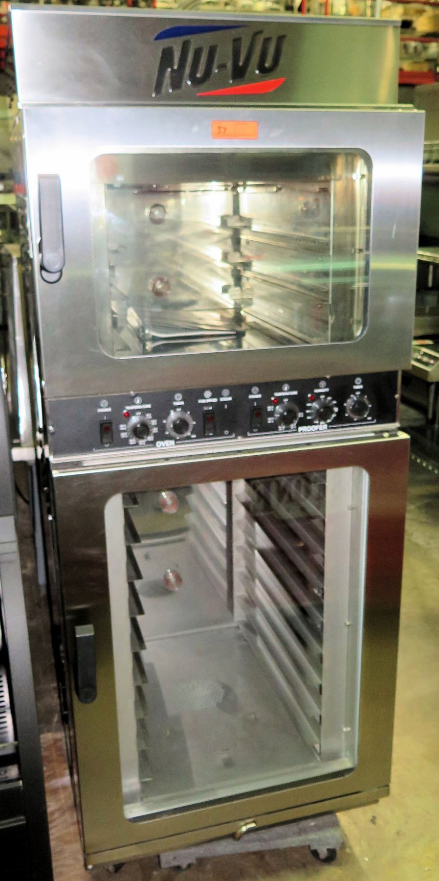 Nu-Vu Double Deck Proofer Oven Combo, 3-Phase, Model OP-3/9M